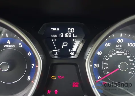 2011 Hyundai Elantra Gls из США, поврежденный, VIN 5NPDH4AE2BH050237